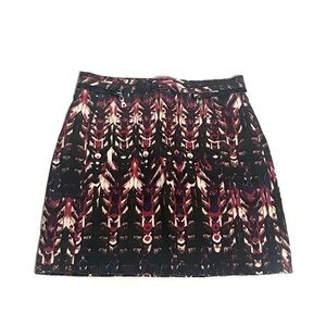 💎 H&M Hot Festive Ethnic paint pattern mini skirt
